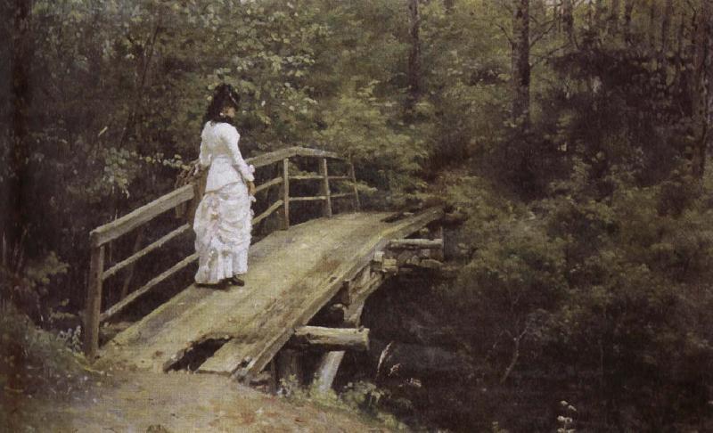 Ilia Efimovich Repin Summer scenery oil painting image